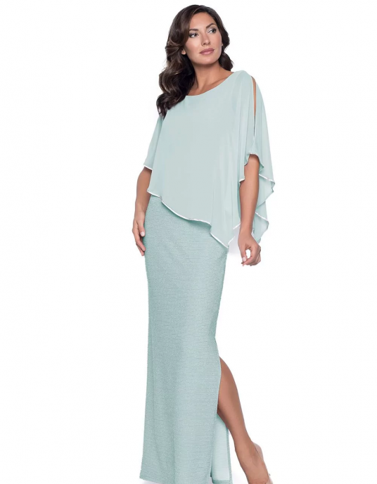 Robes soirées cocktails  Frank Lyman Marine/vert sapin / vert aquamist 