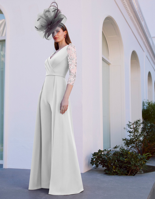 Robes soirées cocktails  Marfil/Couture Club 1G52 - Existe seulement en Rose Pale 