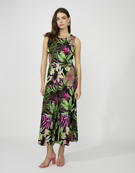 Robes soirées cocktails  Frank Lyman combinaison à fleurs  