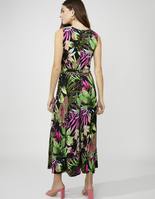 Robes soirées cocktails  Frank Lyman combinaison à fleurs  