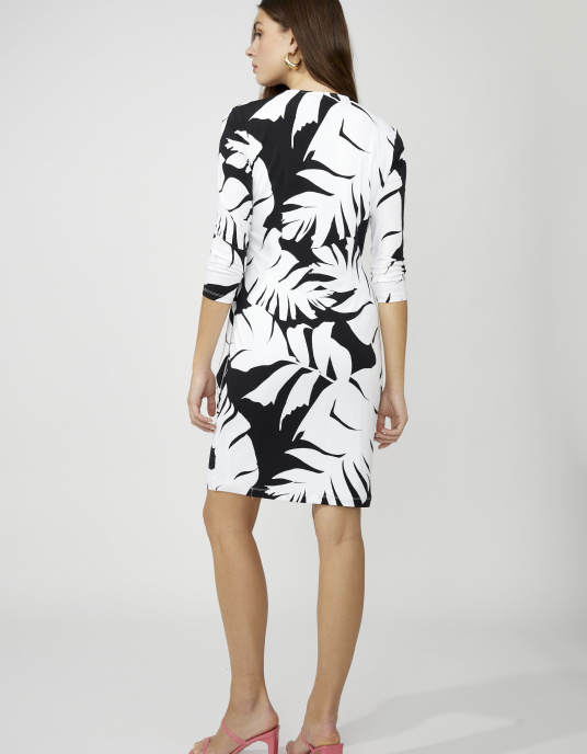 Robes soirées cocktails  Frank Lyman Robe noir/blanc 