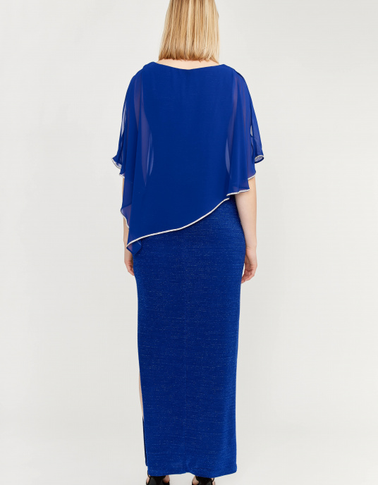 Robes soirées cocktails  Frank Lyman 179257 BLEU ROYAL  