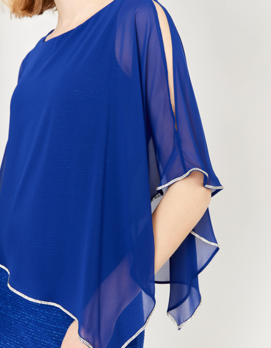 Robes soirées cocktails  Frank Lyman 179257 BLEU ROYAL  