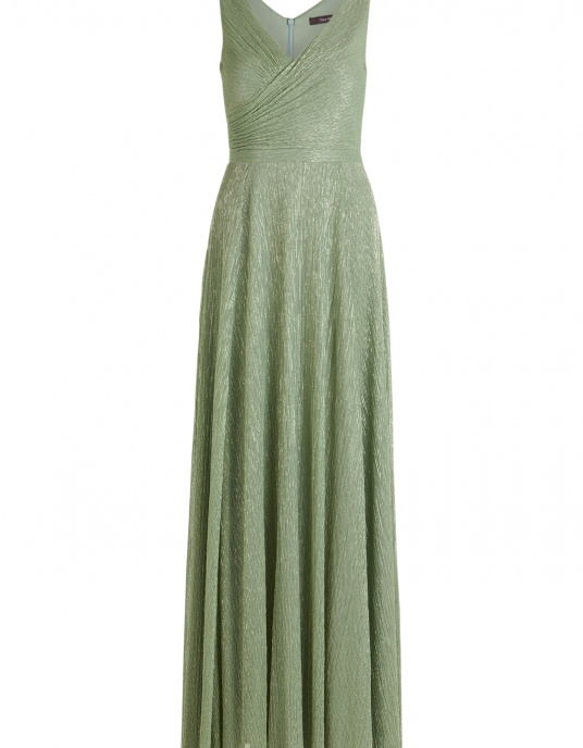 Robes soirées cocktails  Nicole Couture Robe verte sauge  